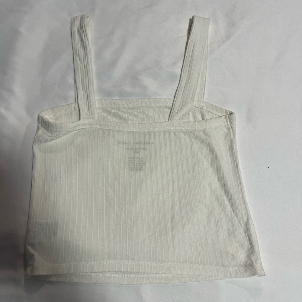 American Eagle Soft and Sexy White Tank Top - Picture 2 of 4